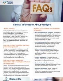 Vestigo General  FAQs